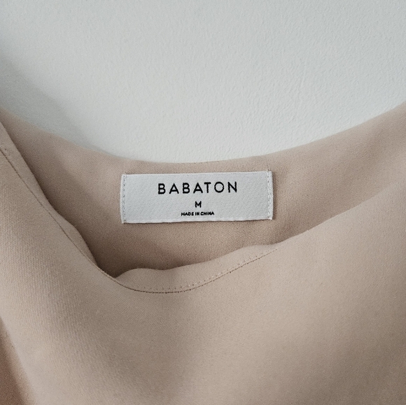 Aritzia Babaton Light Pink Slip Dress 8 - Picture 4 of 4